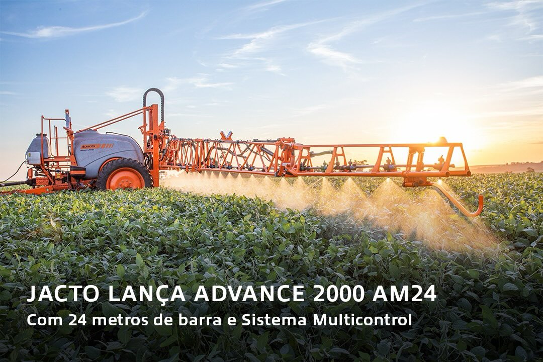 Jacto lança Advance 2000 - 24m de barra